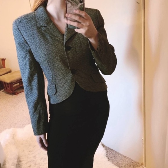 Christian Dior Vintage Houndstooth Blazer